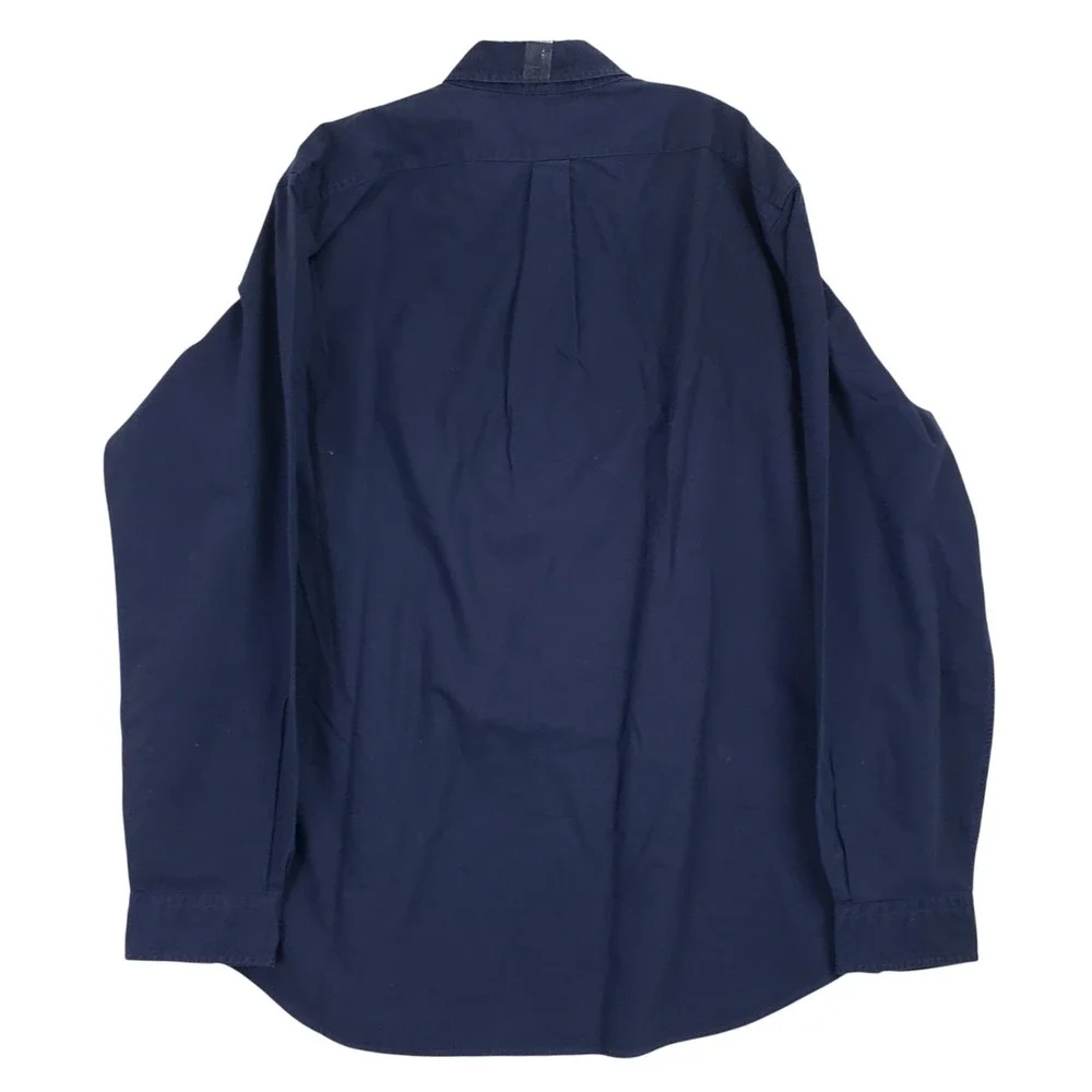 Polo Ralph Lauren Classic Fit Button Down Mens XXL Navy Blue Preppy Designer